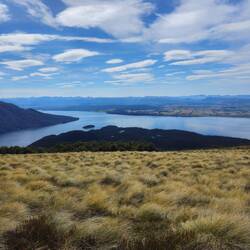 Vue depuis la Luxmore hutte
