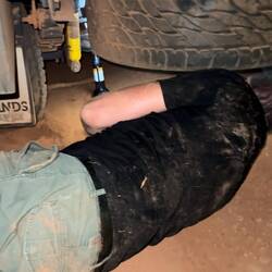 Voller Körpereinsatz…