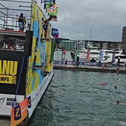 The Manu Dive-Bomb Contest; essentially a big splash contest.