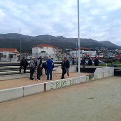 Hier trifft man sich zum Boule-Spiel