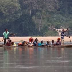 ...zum Teil mit vielen Personen...