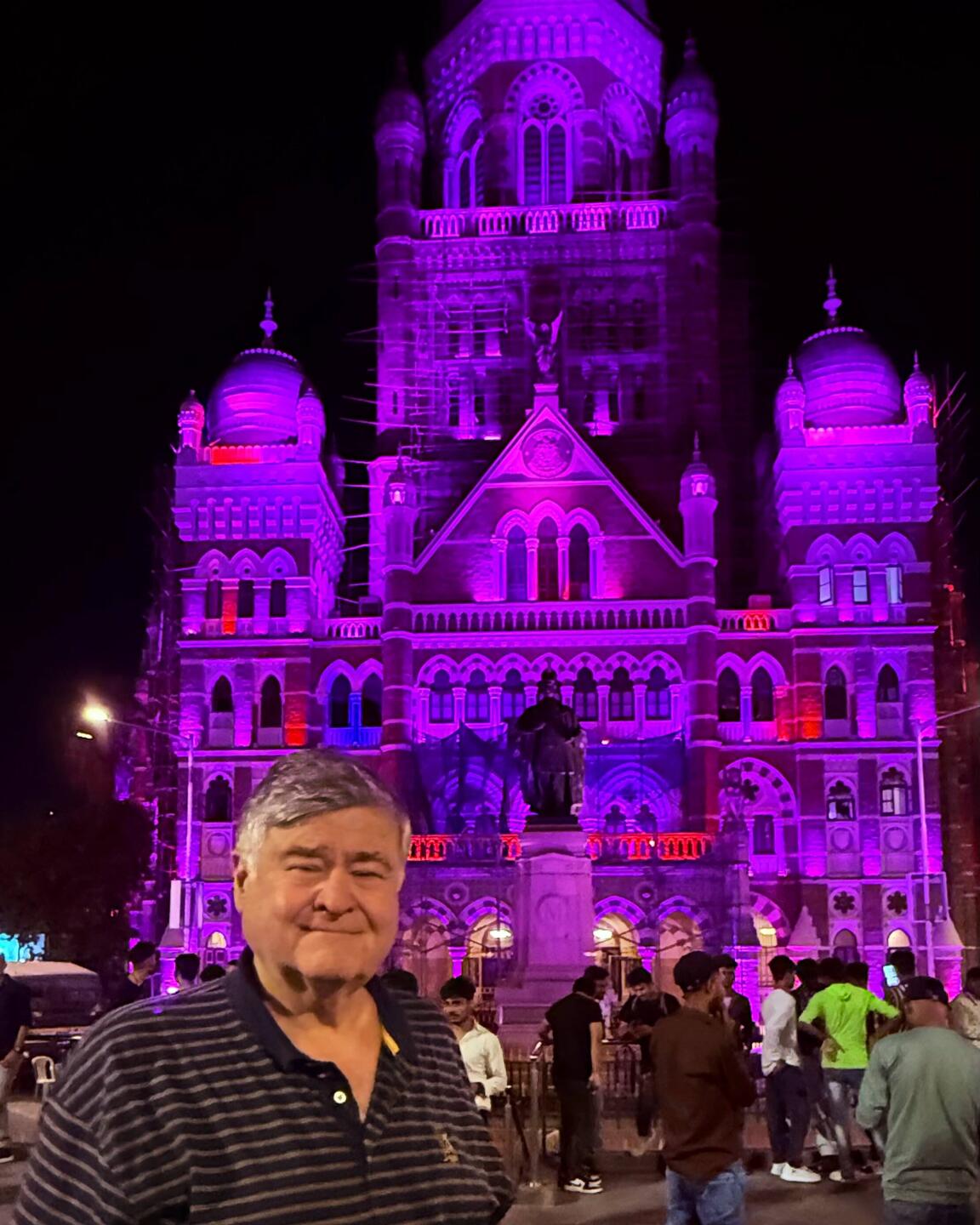 Paul in front of City Hall