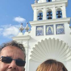 Vor der Ermita del Rocío