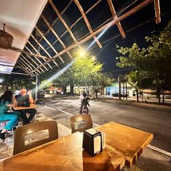 spätabends noch ein Cappuccino