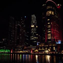 Yarra river by night