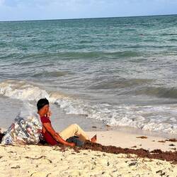 Alu-Sammler in wohlverdienter Pause