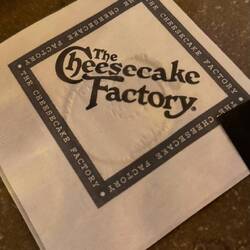 A trip to America wouldn't be complete without a trip to The Cheesecake Factory