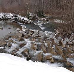 Zusammenfluss von Trettach, Stillach und Breitach
