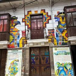 The gallery of one of Bolivia's most famous artists