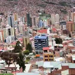 180 view of La Paz from the lookout