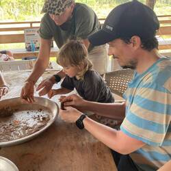 Hier wurden Saatkugeln hergestellt