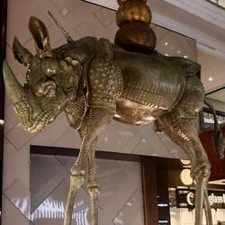 Salvadore Dali's Cosmic Rhinoceros, 1956