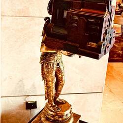 A small piece of statue in lobby