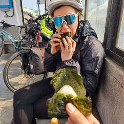 Stärkung vor der Fahrt