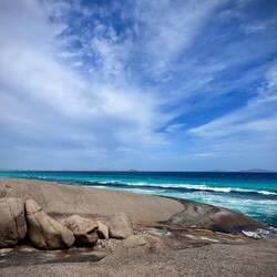 Sky meets Rock meets Sand: beautiful