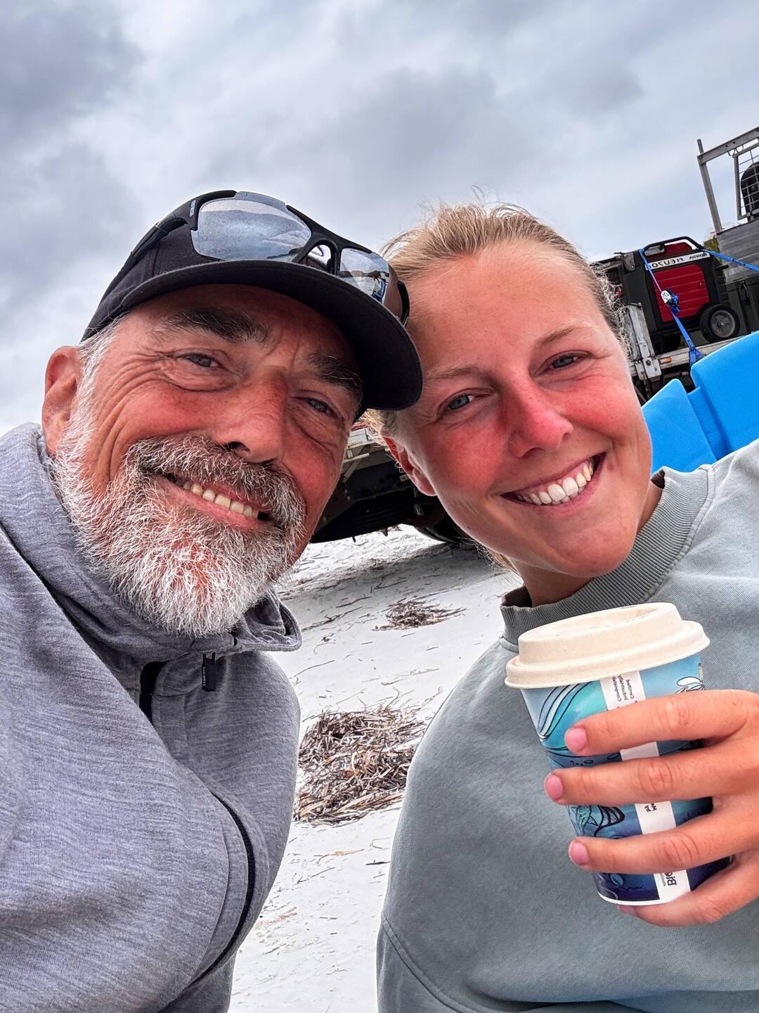 Stormy Coffee at Lucky Bay...