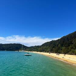 Malerische Strände im Abel Tasman Nationalpark