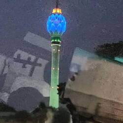 Colombo Lotus Tower at night