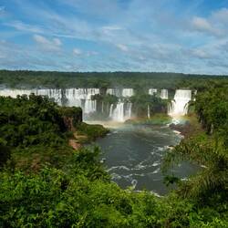 The Argentinian falls from the Path of the Falls on the Brazilian side of the river.
