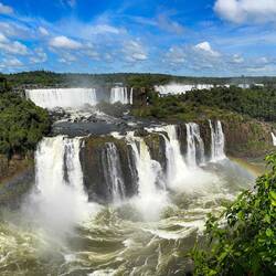 The Argentinian falls from the Path of the Falls on the Brazilian side of the river.