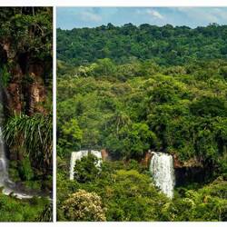 Looking across to the Argentinian Falls from Brazil's Path of the Falls.