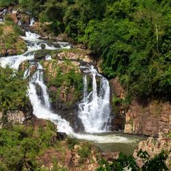 The Argentinian falls from the Path of the Falls on the Brazilian side of the river.
