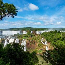 The Argentinian falls from the Path of the Falls on the Brazilian side of the river.