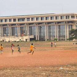 Das Konferenzzentrum Fondation Félix Houphouët-Boigny