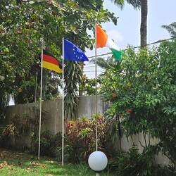Flagge zeigen an der Konrad-Adenauer-Stiftung