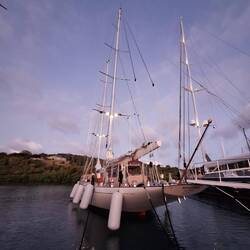 Vorsichtiger Yachteigner