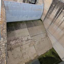 Nicht mal annähernd genug Wasser um überzulaufen