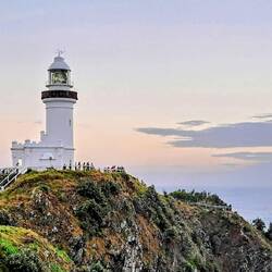 Morgenstimmung beim Byron Bay Lighthouse, dem östlichsten Punkt des australischen Festlands