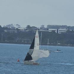 He has problems taking down his sail, so not everyone is a top sailor