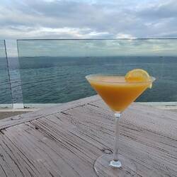 Mango Margarita, Rum, Tequila, Lime Juice und Mango