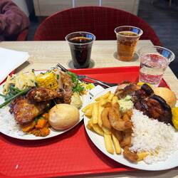 One plate only buffet was ok if you really piled up your plate! The kids have a lot to learn 😂