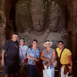 We met these folks who will be on our cruise for all 3 legs