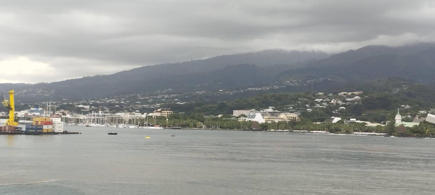 Coming into the harbour