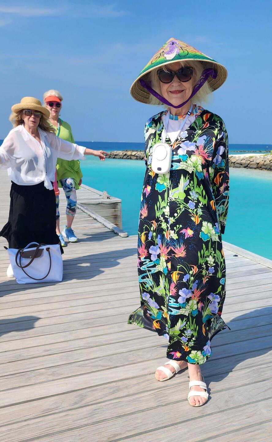 On the pier and ready for Male!!