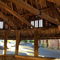 17th century timber-framed octagonal market hall
