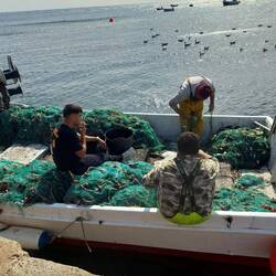 Fischer mit ihrem Fang