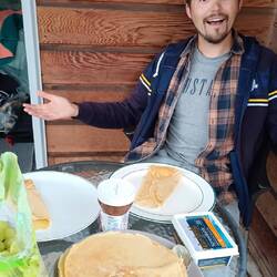 Quand il pleut, on mange des crêpes c'est bien connu! 😍