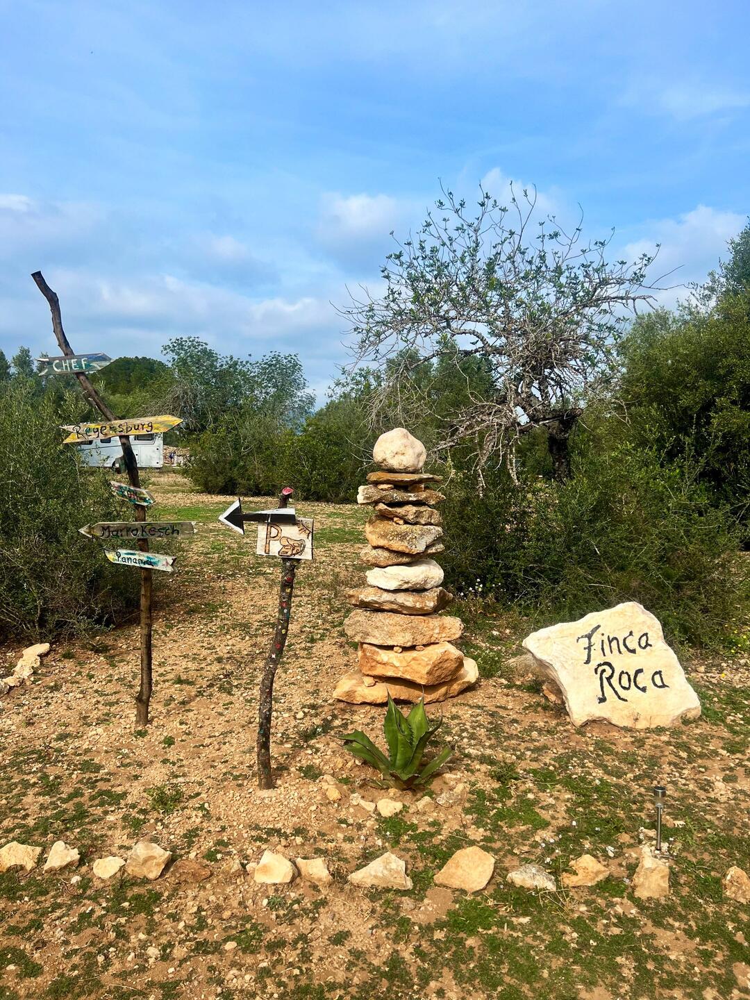 Eingang zur Finca Roca