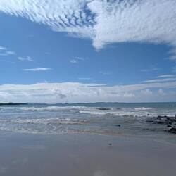 Der Strand am Morgen