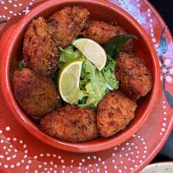 Cod fritters