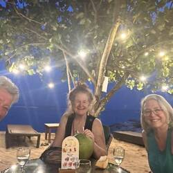 Our stop for refreshments on the beach!