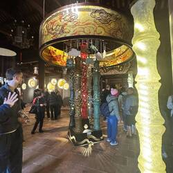 Kind of an art pavilion at the Temple