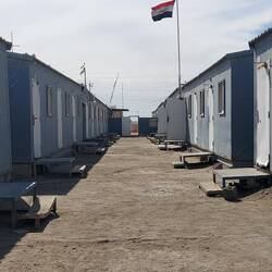 Grenzbaraken im Irak