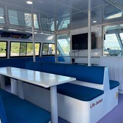 Fast alleine auf der Fähre...