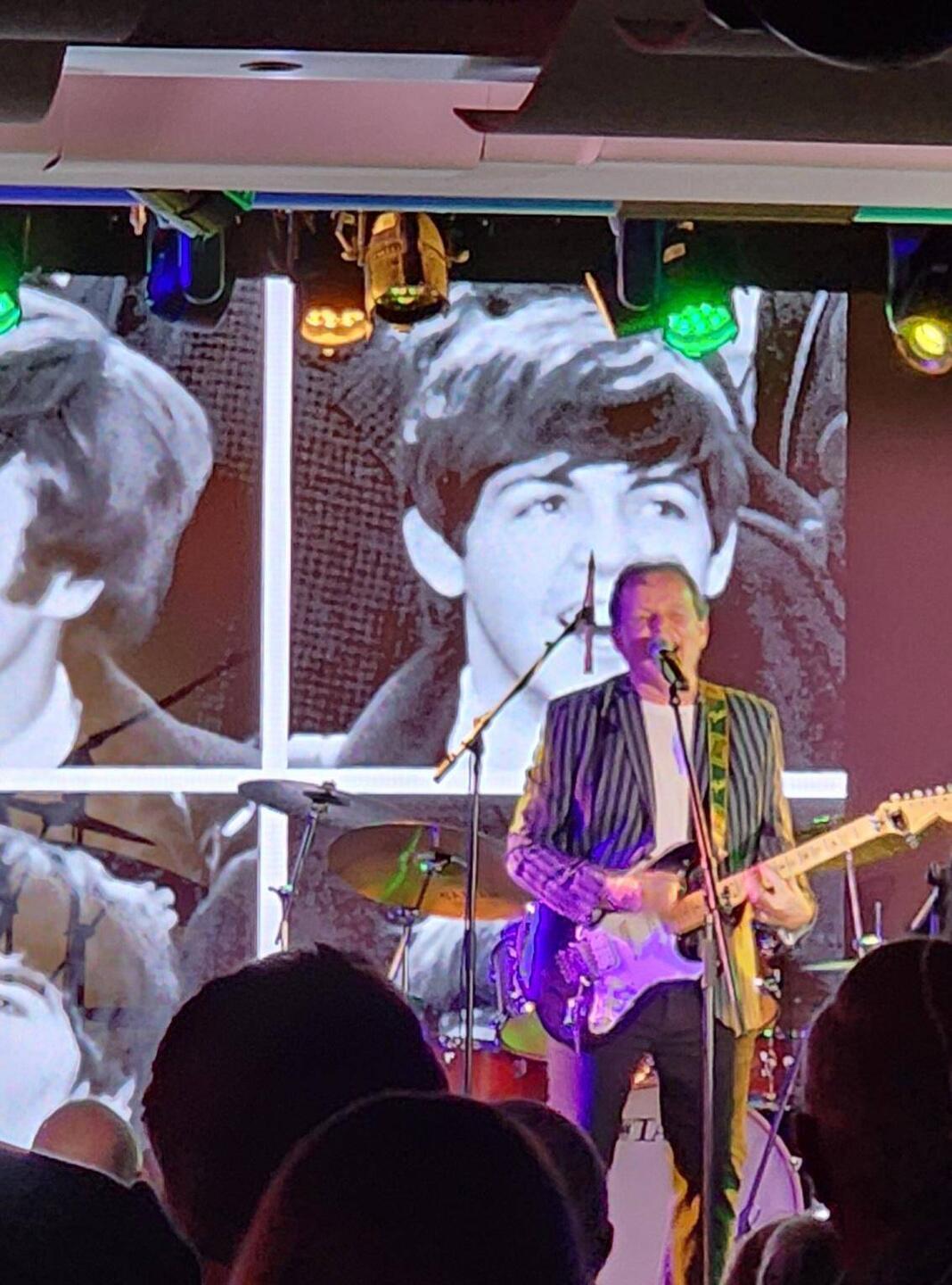 Moss rocking the Beatles!