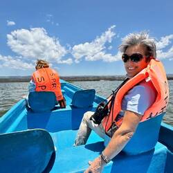 Auf dem Lake Naivasha im ostafrikanischen Graben